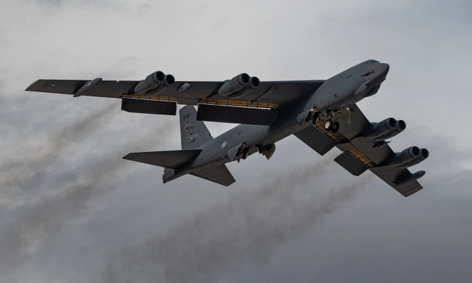 B‑52 thực hiện diễn tập tại Nevada, 2025 &ndash; USAF