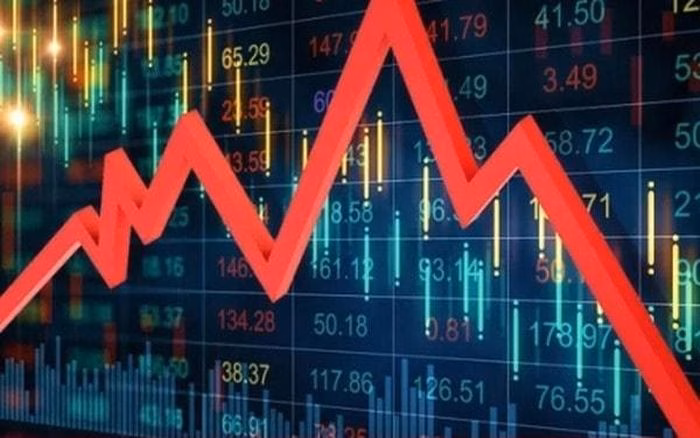 Biểu đồ VN-Index giảm s&acirc;u ng&agrave;y 15/1