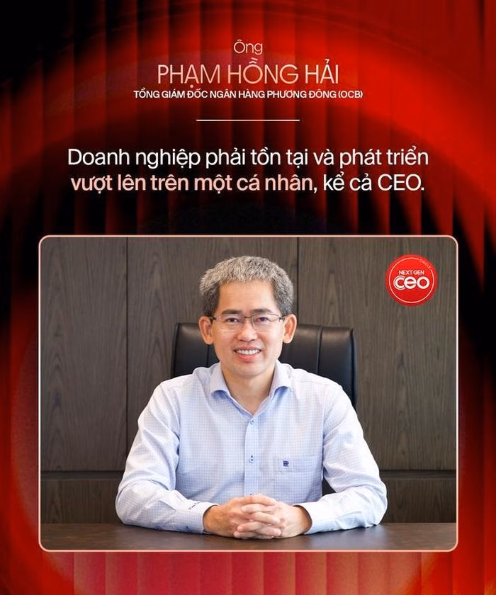 Phạm Hồng Hải tr&igrave;nh b&agrave;y chiến lược OCB