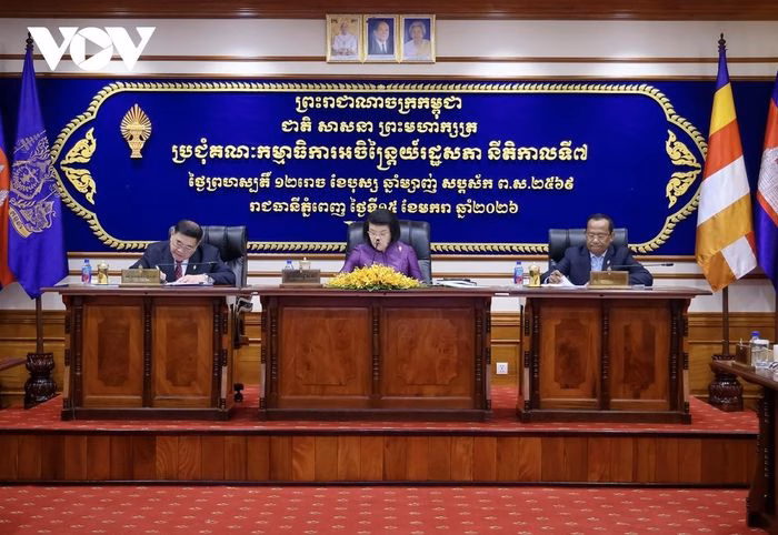 Phi&ecirc;n họp Ủy ban Thường vụ Quốc hội Campuchia do Chủ tịch Khuon Sudary chủ tr&igrave;