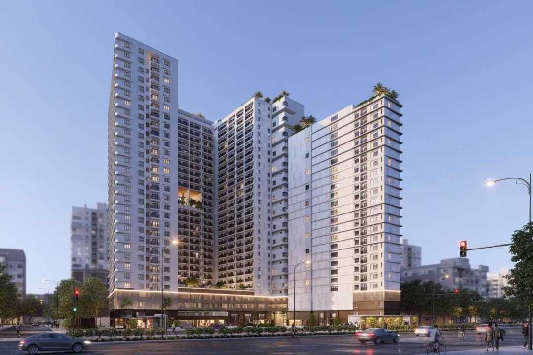 Phối cảnh dự án Hưng Phú 2 – 1.062 căn hộ xã hội Mặt bằng phối cảnh dự án nhà ở xã hội Hưng Phú 2 tại Khánh Hòa