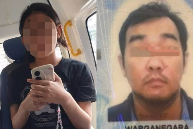 Bố tìm con gái 14 tuổi bị mất tích, nghi ngờ con quen người đàn ông giàu có qua mạng Wong Yee Xuan lên chiếc xe SUV với người đàn ông 47 tuổi. Ảnh: MSN