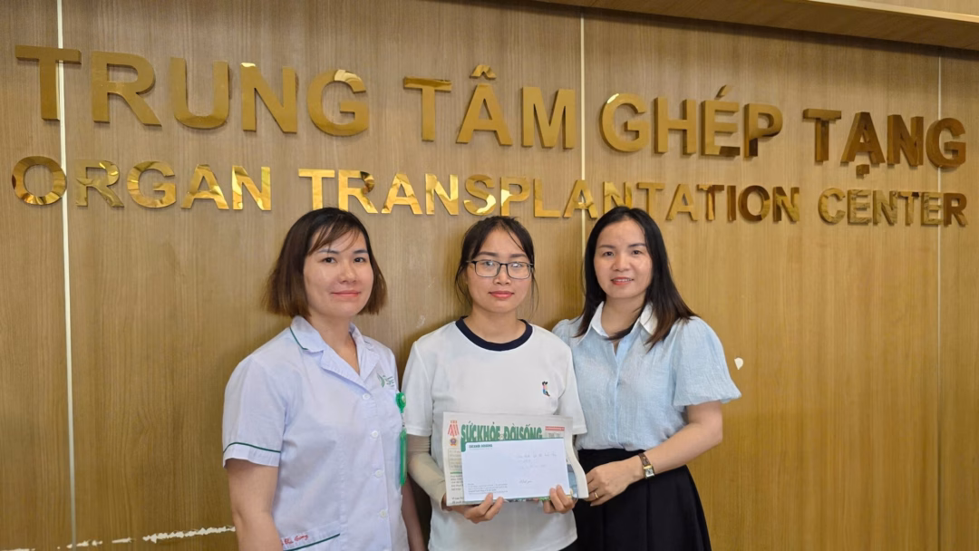 Nữ bệnh nhân suy thận được Vòng tay nhân ái giúp thực hiện niềm tin về tương lai