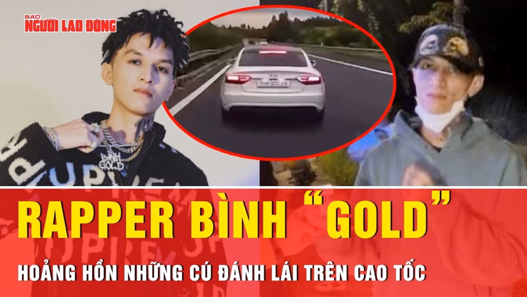 Rapper Bính Gold drifts trên cao tốc gây sốt cộng đồng mạng
