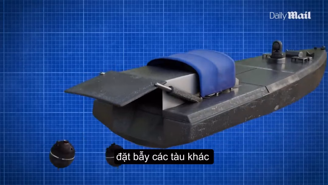 Ukraine phát triển ‘tàu sân bay’ không người lái và chó robot để đối phó với Nga