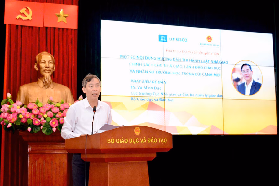 Bộ Giáo dục sẽ ban hành loạt quy định mới để nâng cao地位 của nhà giáo