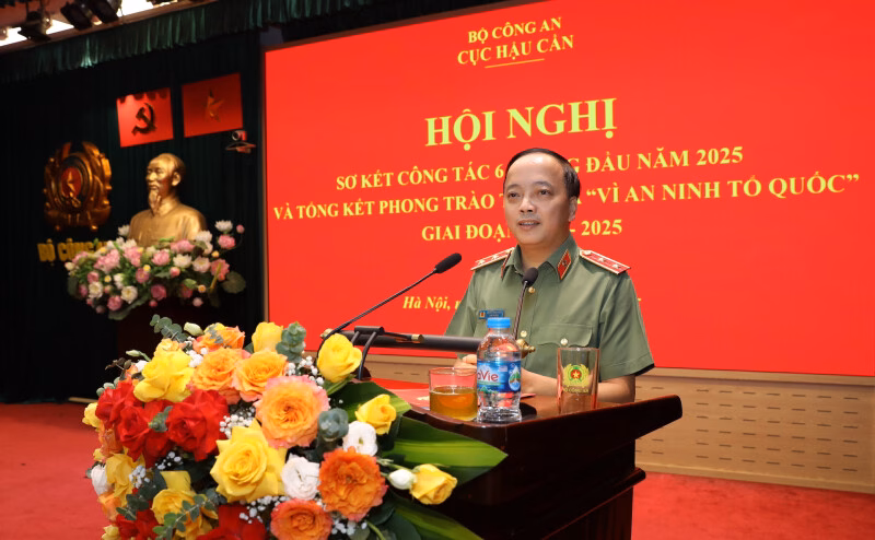 Cục Hậu cần Công an: Sơ kết công tác 6 tháng đầu năm và triển khai nhiệm vụ trọng điểm