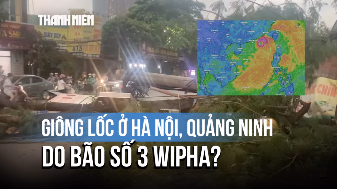 Giông lốc miền Bắc có ảnh hưởng từ bão số 3 Wipha?