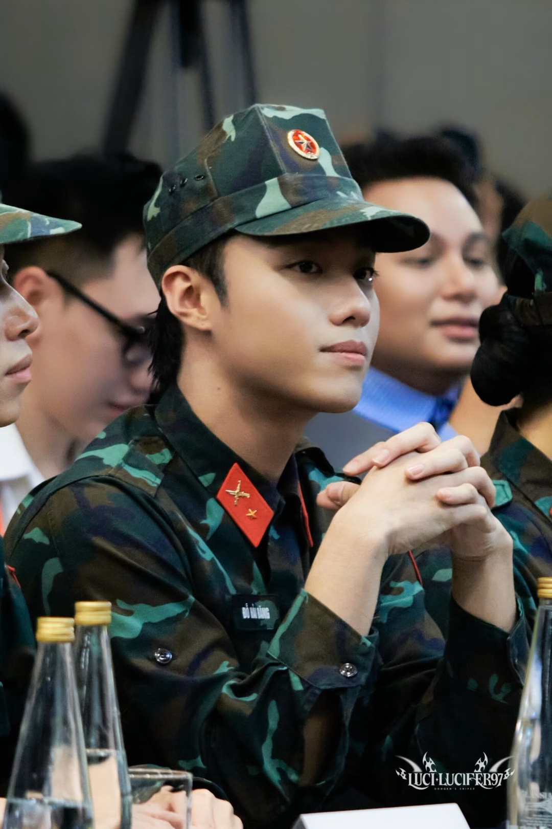 May be an image of 1 person, military uniform and text