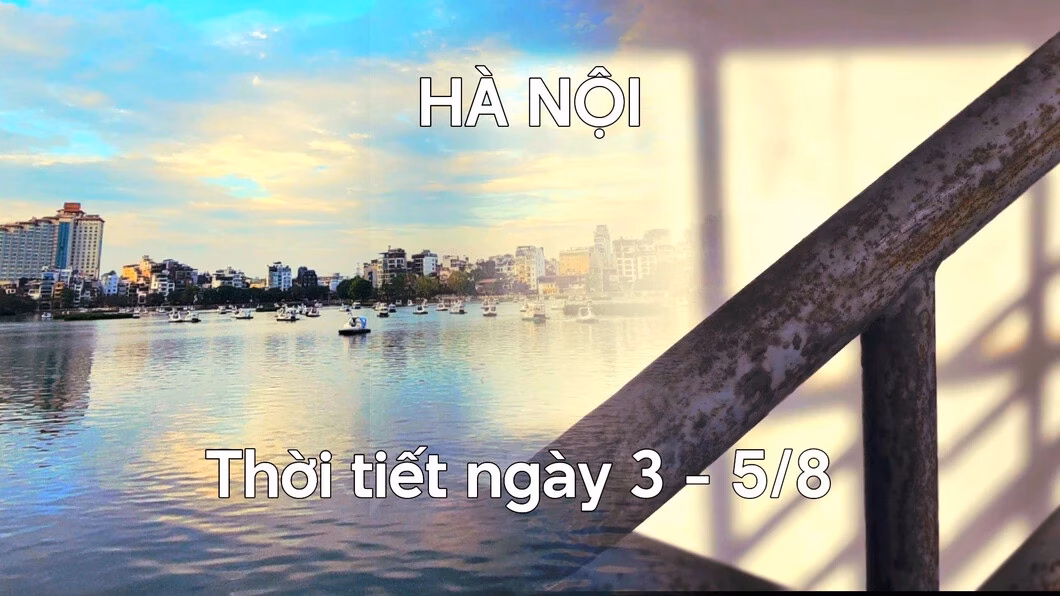 Hà Nội ngày nắng nóng, chiều có mưa dông