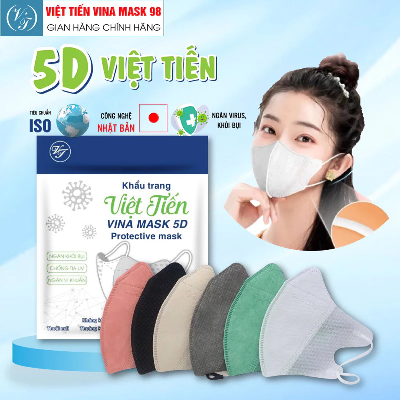 Làm thế nào để chọn khẩu trang 5D cho trẻ em mà không bị “dỏ tảng” về chất lượng?