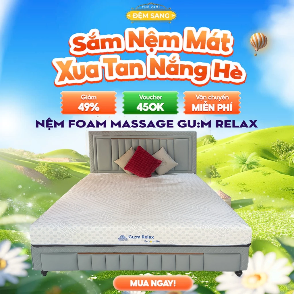 Nệm Foam Massage Có Thực Sự Giúp Cải Thiện Giấc Ngủ? Tôi Đã Tìm Hiểu Và Đây Là Điều Tôi Phát Hiện