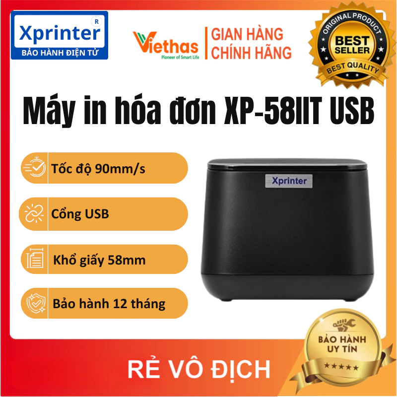 Làm thế nào để in hóa đơn từ điện thoại mà không cần máy tính? Câu chuyện của tôi với máy in Xprinter XP-58IITS