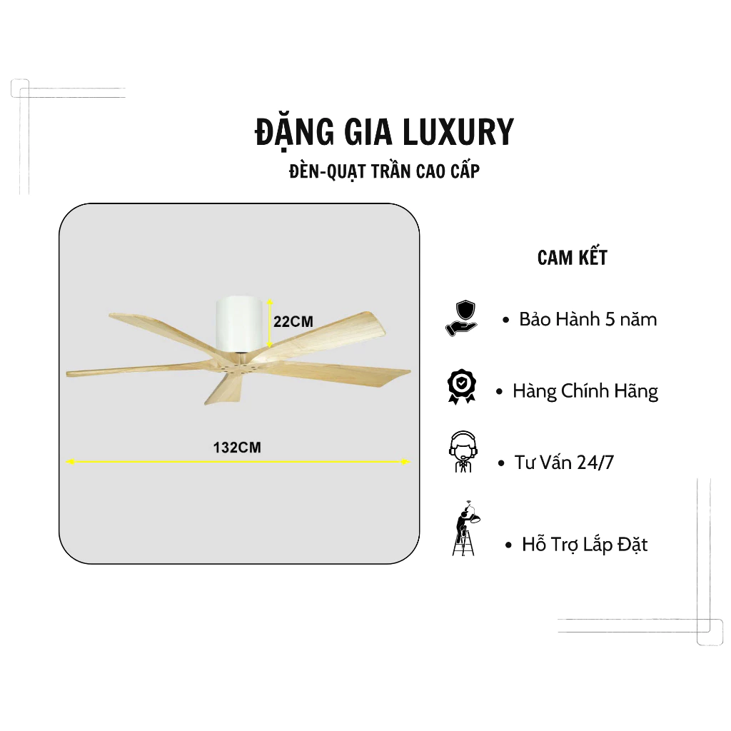 Cách chọn quạt trần trang trí phù hợp cho phòng khách mà không làm mất đi tính thẩm mỹ