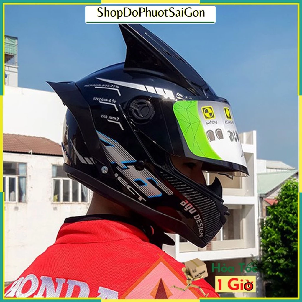 Có cần thiết phải đeo mũ fullface khi đi phượt không? Đánh giá thực tế sau 100km đường núi với mũ Agu 46 bạc gắn sừng