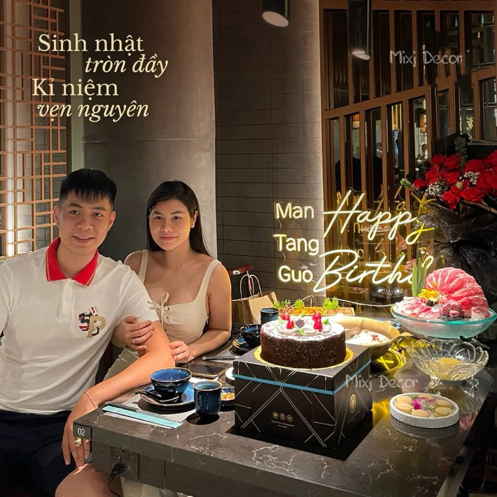 Đèn Led Neon chữ Happy Birthday – Làm thế nào để chọn đúng loại đèn trang trí cho bữa tiệc sinh nhật hoàn hảo?