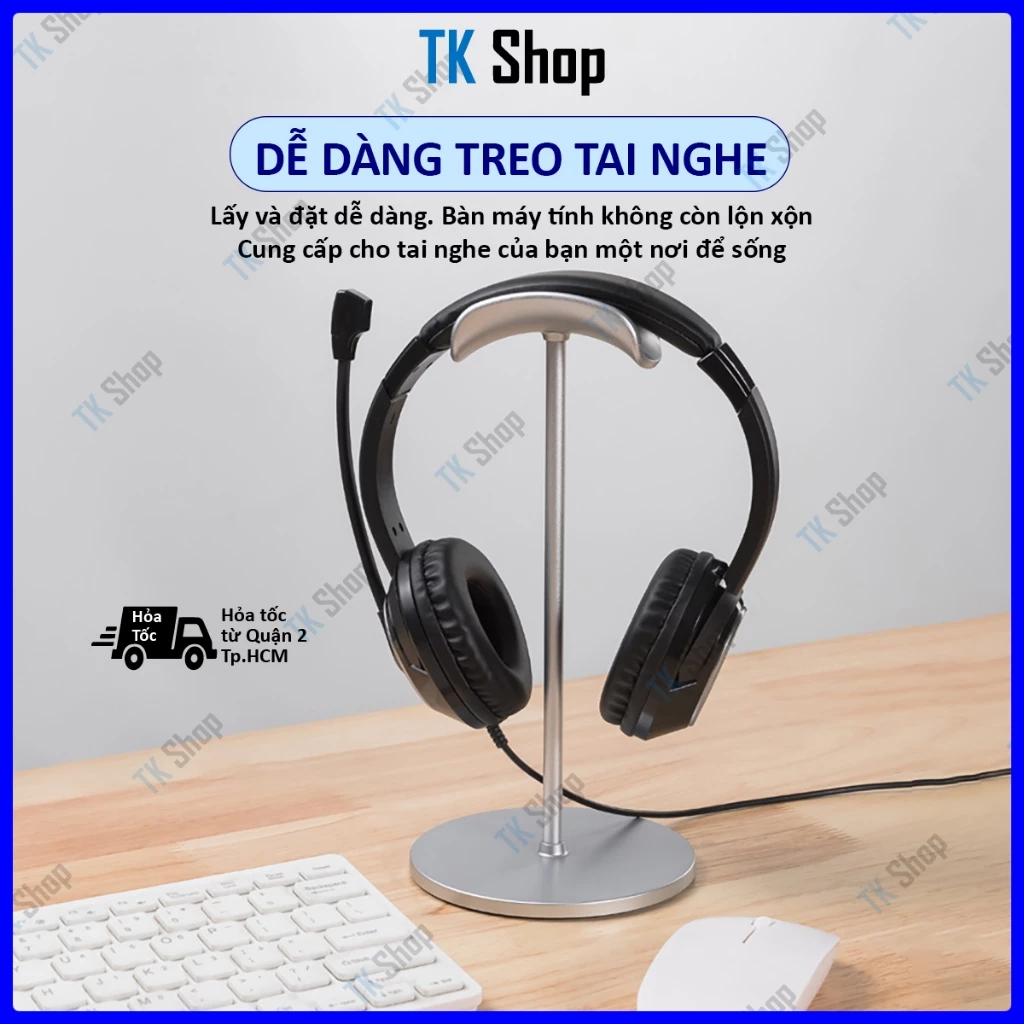 Tại sao giá đỡ tai nghe lại trở thành trợ thủ đắc lực cho bàn làm việc của bạn?