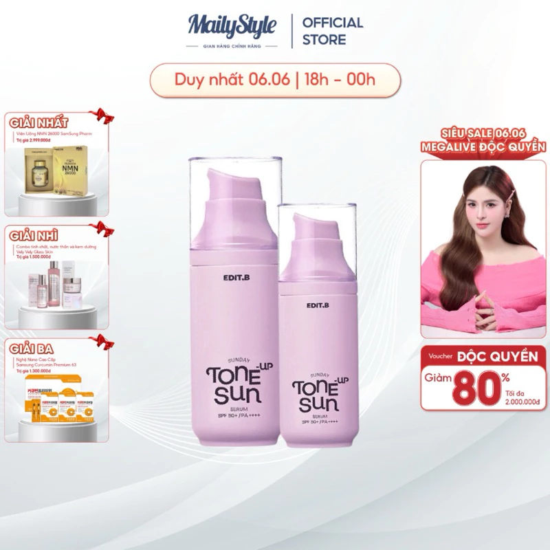 Kem Chống Nắng Có Thực Sự Nâng Tone Da? Tôi Đã Thử Sunday Tone-Up Sun Serum Và Cái Kết