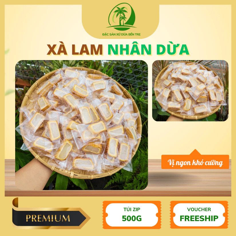 Làm sao để bánh xà lam dừa dẻo không bị cứng sau một ngày?