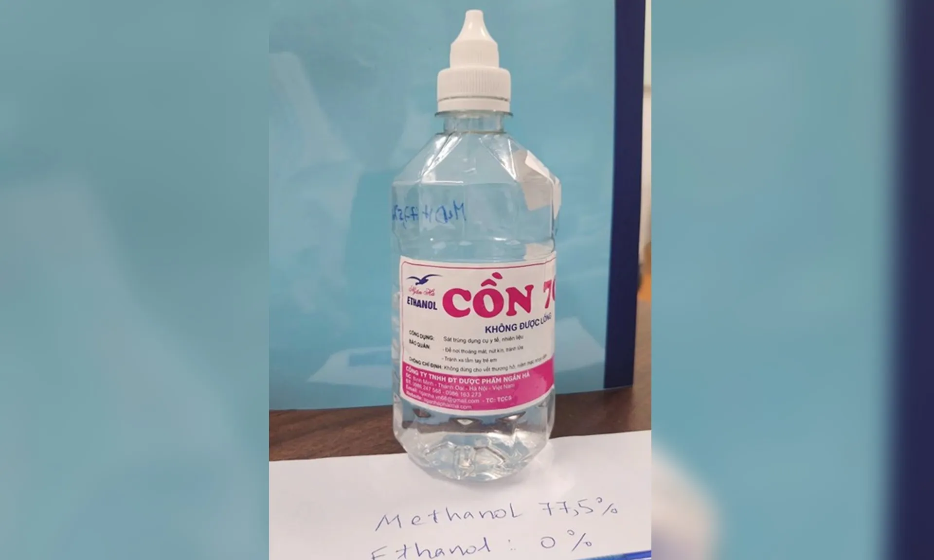 Loại cồn bệnh nhân dùng