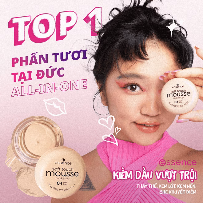 Phấn tươi Essence Mousse