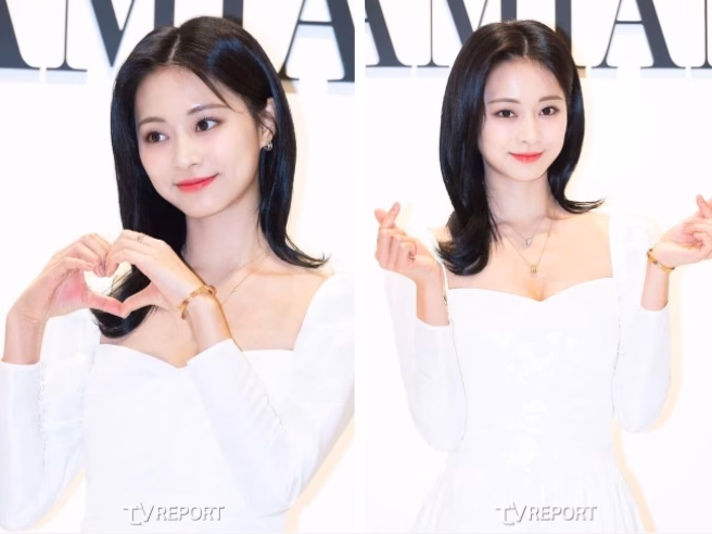Tzuyu trong váy trắng tinh khôi Tzuyu trong váy trắng tinh khôi