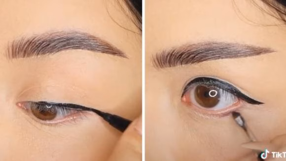 kẻ mắt cún con0 mắt cún con, puppy eyeliner, trang điểm