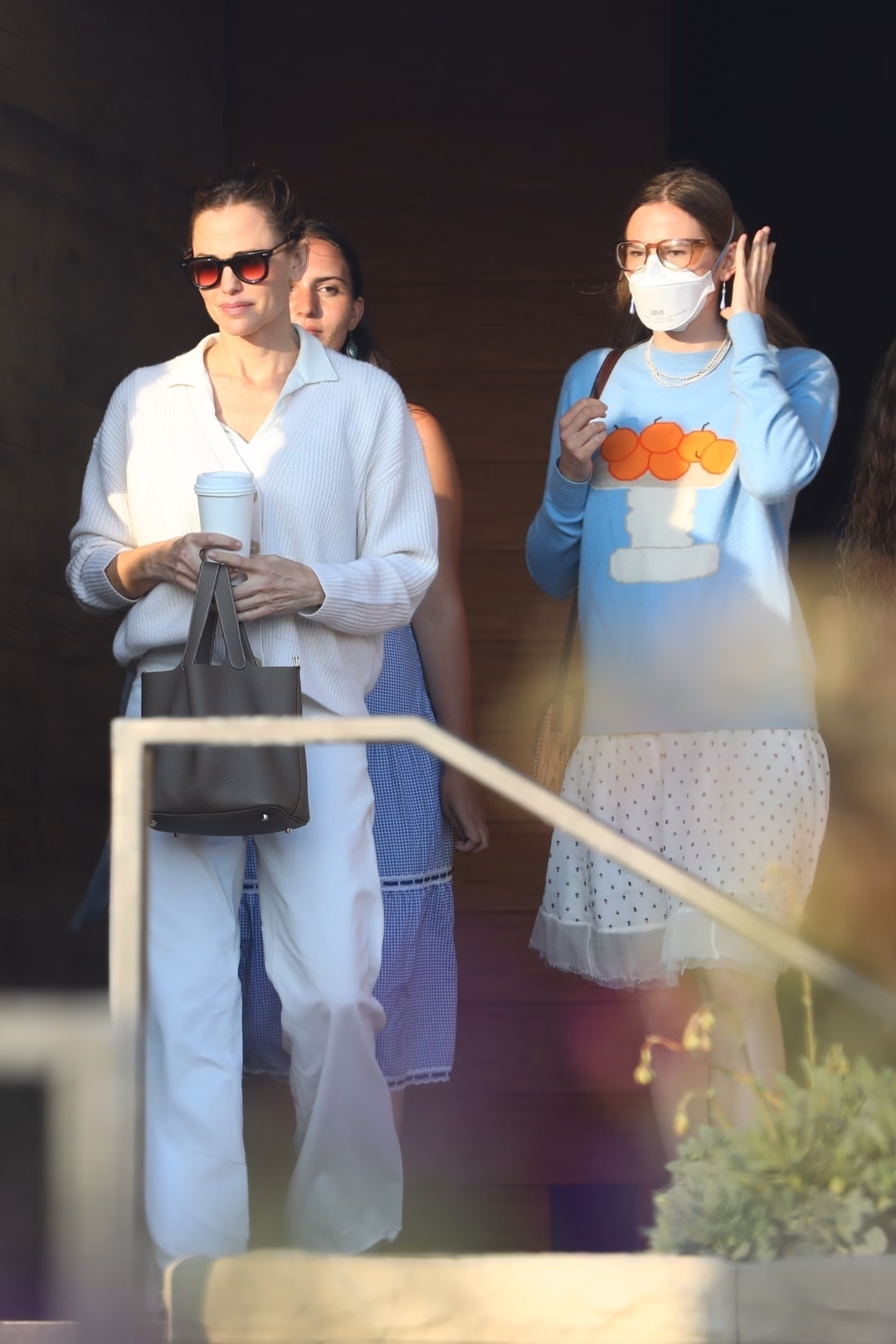 Jennifer Garner with her daughter, Violet, at Nobu in Malibu, Calif.
