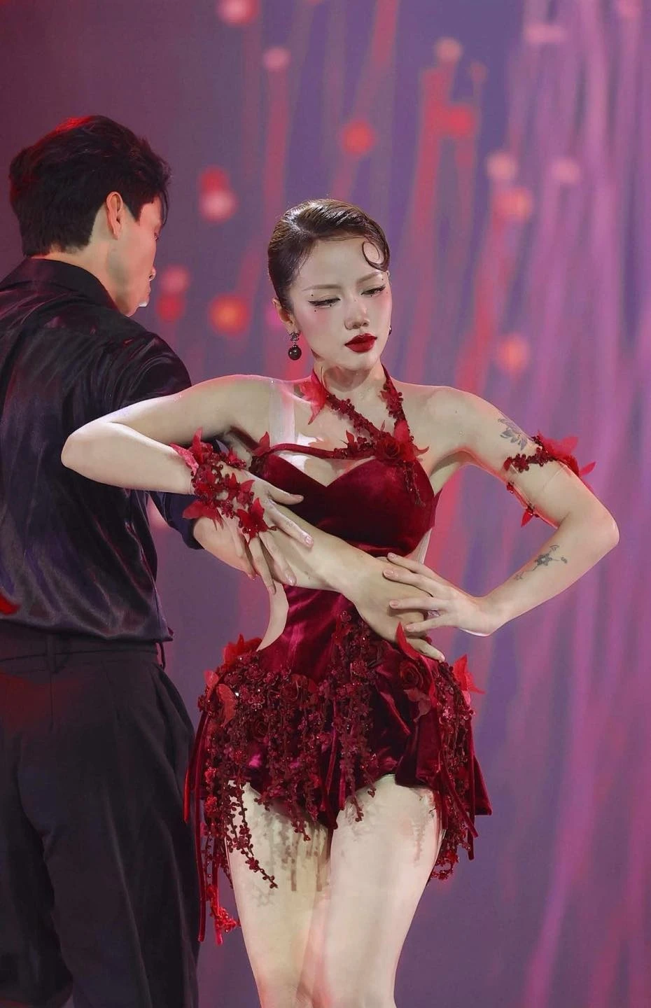 Phương Ly gây ấn tượng trong vòng đấu Dance Battle. Ảnh: NSX.