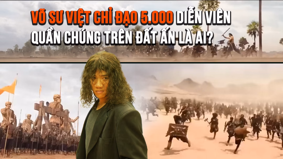 Võ sư Việt chỉ đạo hành động cho hơn 5.000 diễn viên quần chúng trên đất Ấn