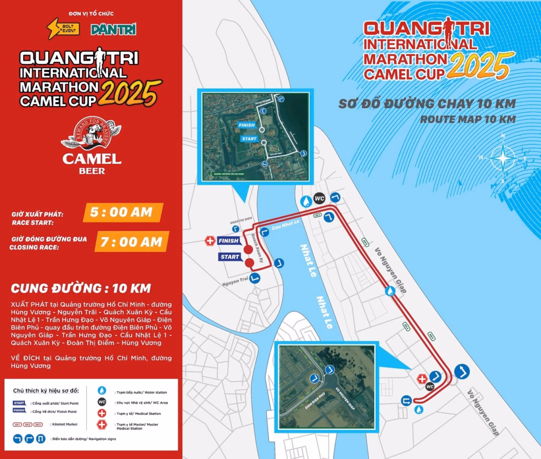 Xác định nhà vô địch 42km Quảng Trị International Marathon - Camel Cup - 2