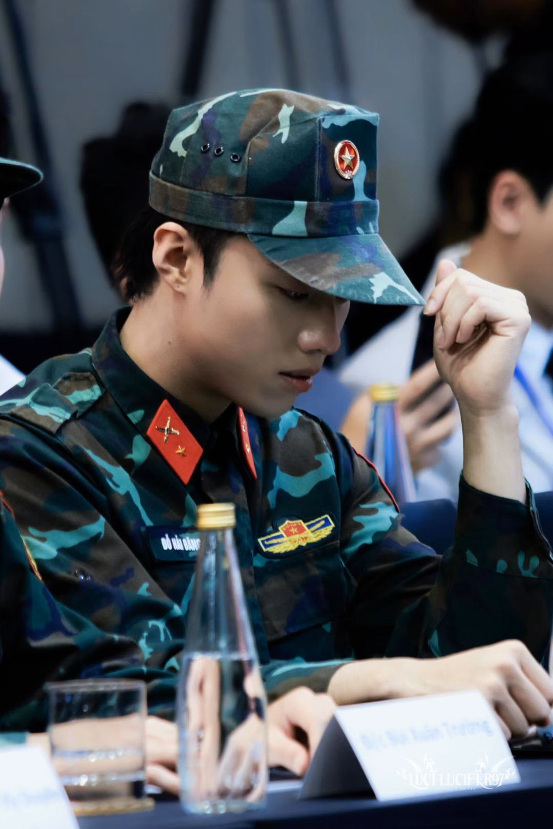 May be an image of 1 person, military uniform and text