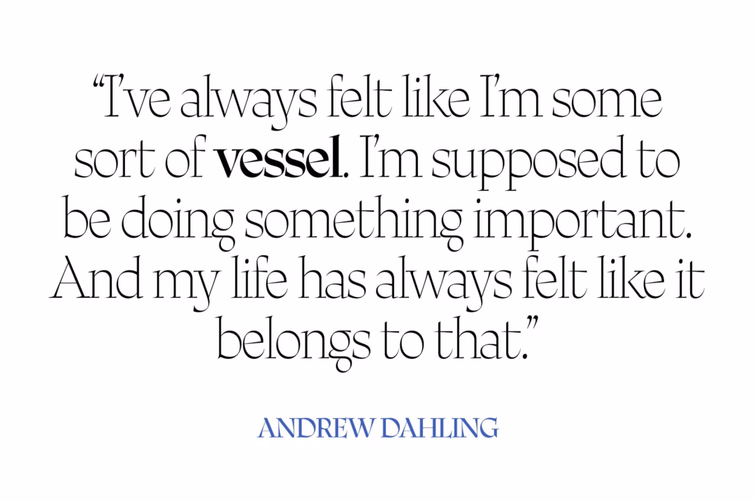 Pull quote from Andrew Dahling.