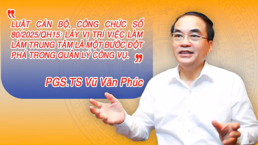 Từ 1-7, công chức được xếp lương theo vị trí việc làm thay vì ngạch