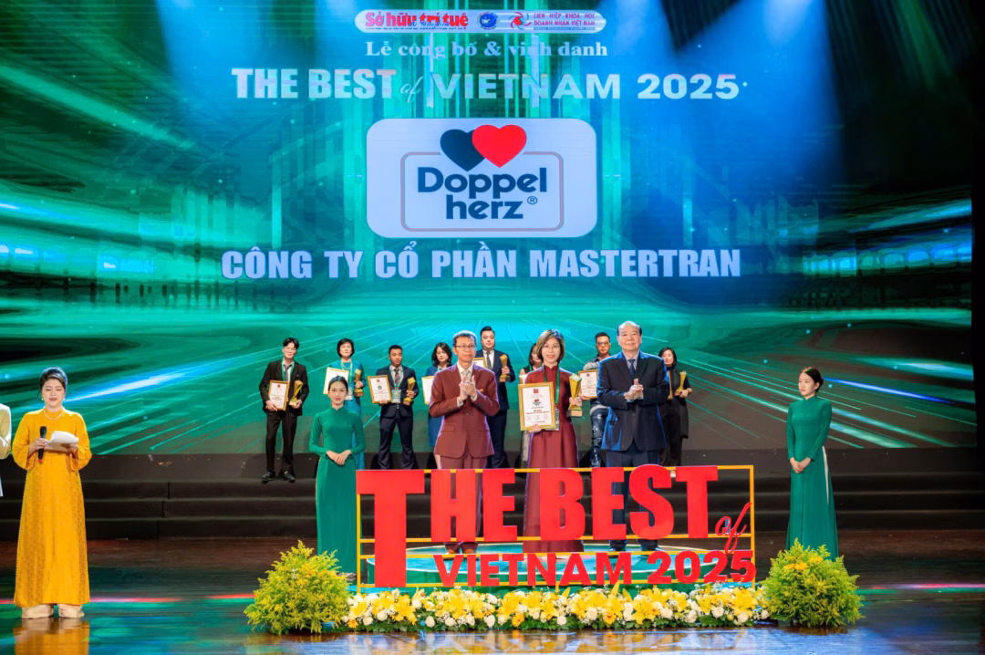 Doppelherz vinh danh trong top 10 thương hiệu tốt nhất Việt Nam 2025