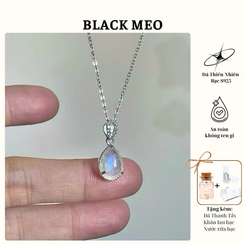 Làm thế nào để dây chuyền bạc S925 đá mặt trăng không bị xỉn màu và luôn tỏa sáng?