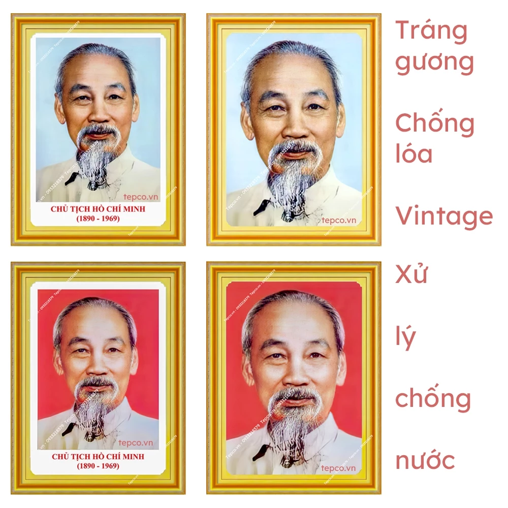 Làm thế nào để treo tranh ảnh Bác Hồ vintage không bị lỗi thời trong trang trí nhà?