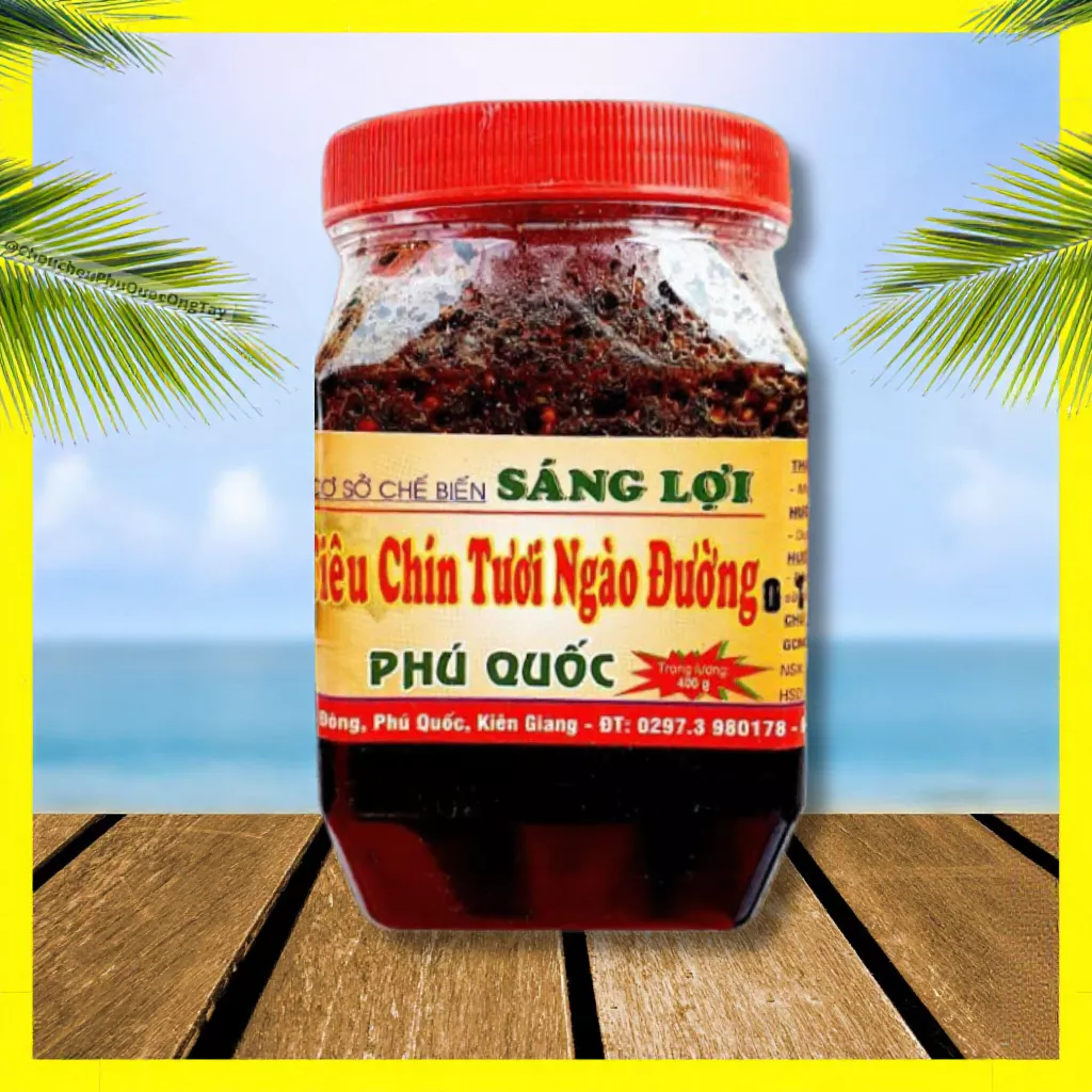 Làm sao để bảo quản tiêu chín tươi ngào đường Phú Quốc không bị hỏng?