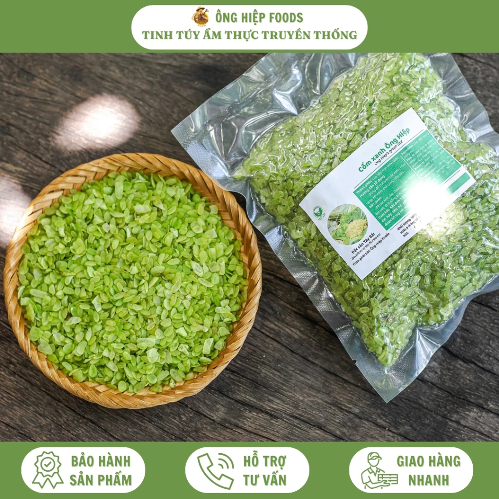 Cách bảo quản cốm xanh khô Tây Bắc để giữ được độ dẻo và hương vị đặc trưng