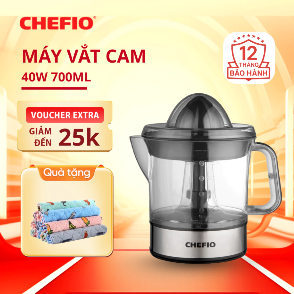 Mẹo nhỏ giúp tôi tiết kiệm thời gian ép cam với máy vắt cam tự động CHEFIO CFJ6220