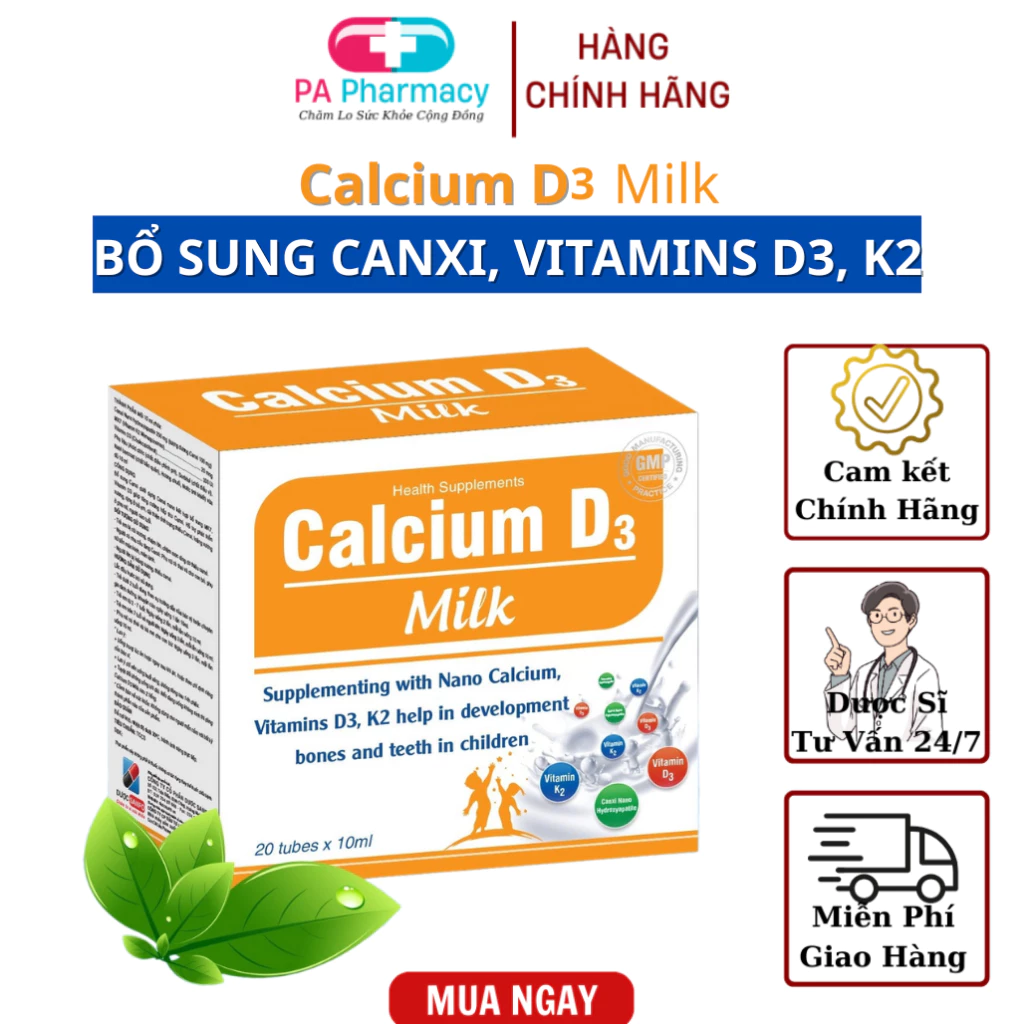 Mẹ Bầu Cần Biết: Sự Khác Biệt Của Canxi Nano D3K2 So Với Canxi Thông Thường Là Gì?