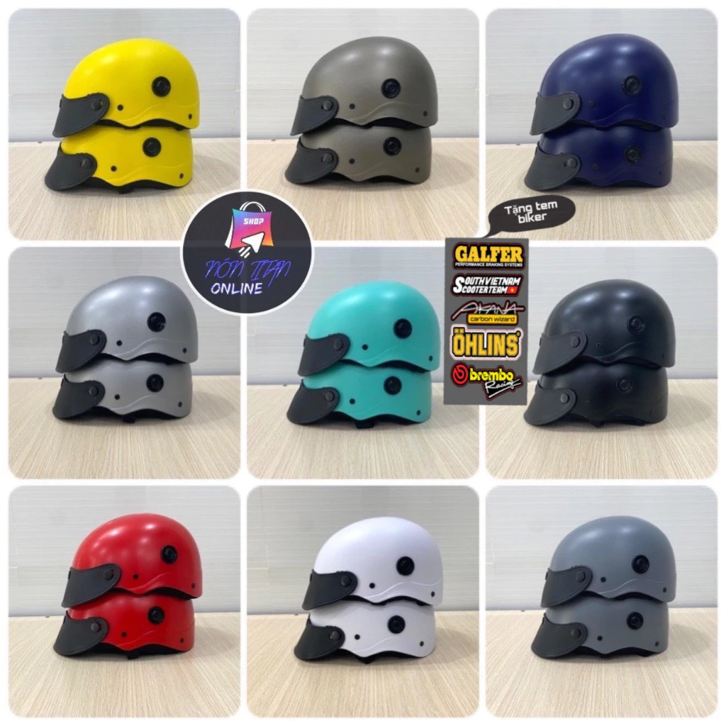 Tại sao tôi vẫn chọn nón bảo hiểm trơn 1/2 đầu dù đã bị ngã xe nhiều lần?