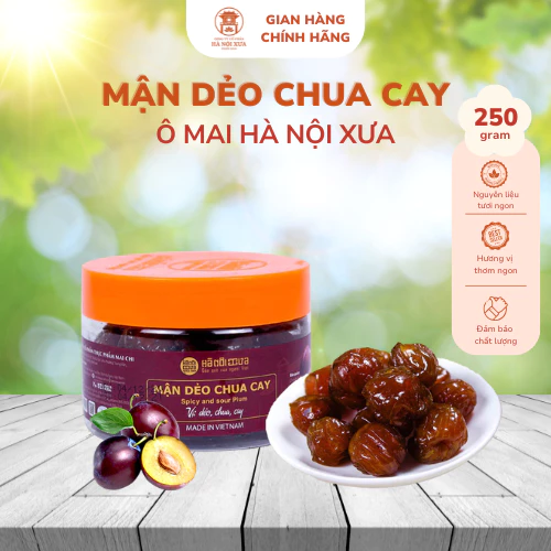 Ăn Ô Mai Mận Dẻo Chua Cay Hà Nội Xưa 250g như thế nào để không bị cay quá mức?