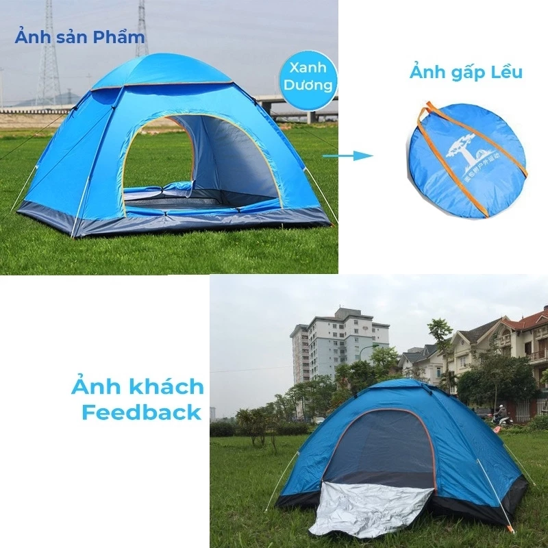 Lỗi thường gặp khi mua lều tự bung: Làm sao để chọn đúng cho chuyến camping thư giãn?