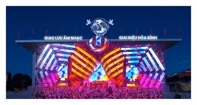 Thiết kế sân khấu hòa nhạc quốc tế Giai điệu hòa bình Thiết kế sân khấu hòa nhạc quốc tế Giai điệu hòa bình