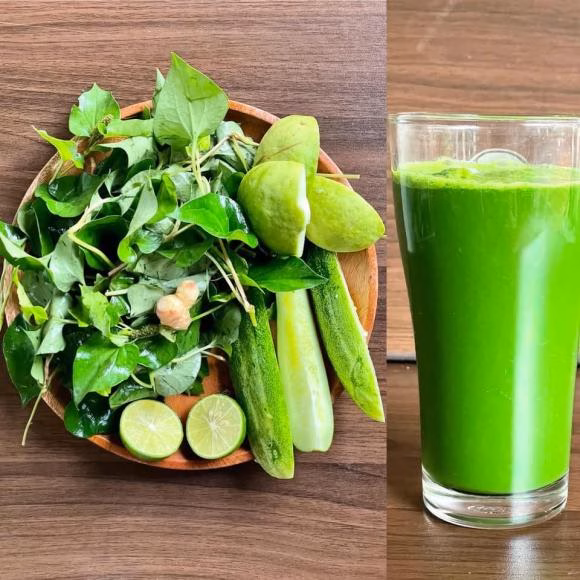 Nước ép rau diếp cá