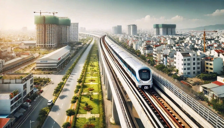 Thaco đề xuất làm metro số 2 và đường sắt đi sân bay Long Thành