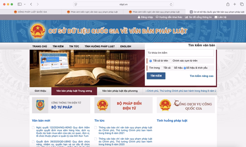 Tra cứu văn bản pháp luật