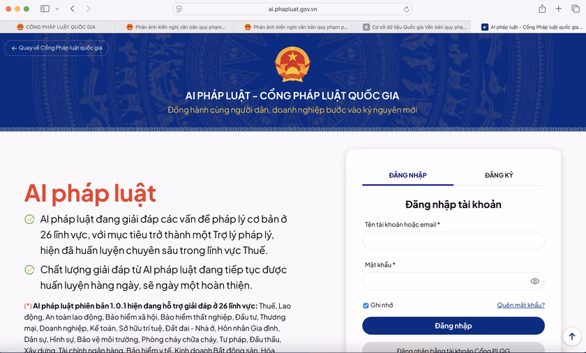 Sử dụng trí tuệ nhân tạo pháp lý