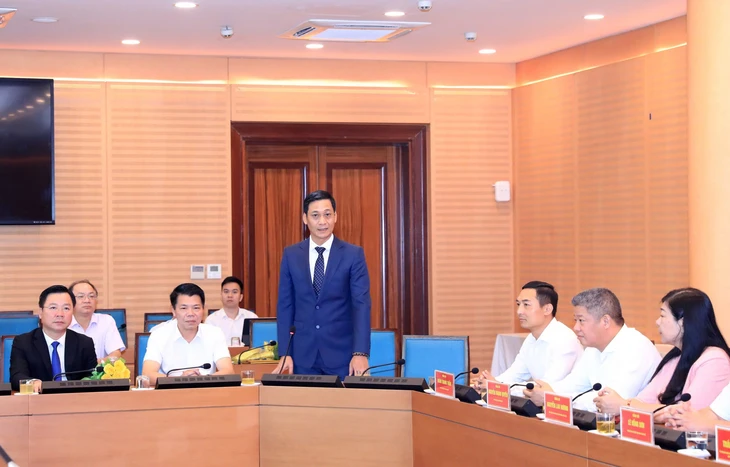 Ông Lê Thanh Nam phát biểu nhận nhiệm vụ Ông Lê Thanh Nam phát biểu nhận nhiệm vụ
